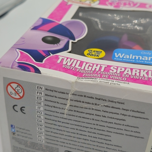 Funko POP! My Little Pony Twilight Sparkle 06 Glow in The Dark Walmart Exclusive - Picture 9 of 9